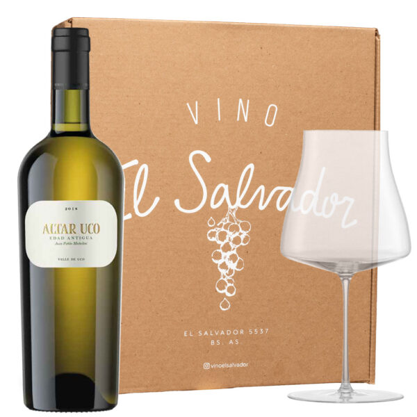 Altar Uco Edad Antigua Blanco + Copa de Regalo Zwiesel Handmade Borgoña