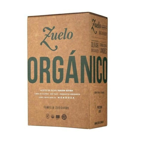 Aceite de Oliva Zuelo Orgánico Bag in Box 2000cc