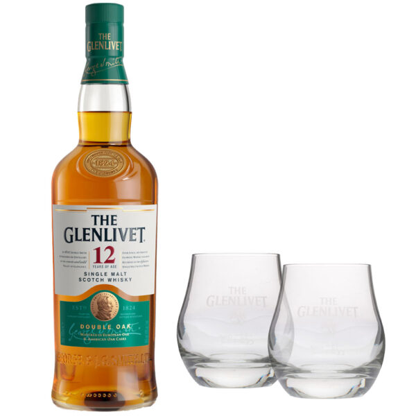 The Glenlivet 12 Años + 2 Copas de Regalo