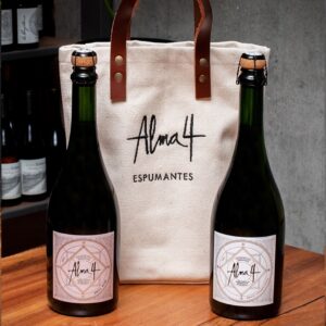 COMBO MES DEL PADRE - Bolso Alma 4 Espumante Pinot Rose / Chardonnay